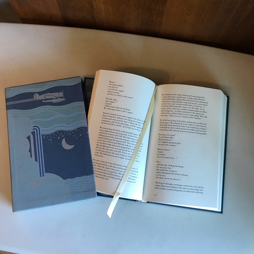 Boxed Book “Listen! The Wind” Ann Morrow Lindberg Published 1990 Westvaco